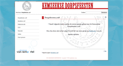 Desktop Screenshot of dorpsfeesten.com